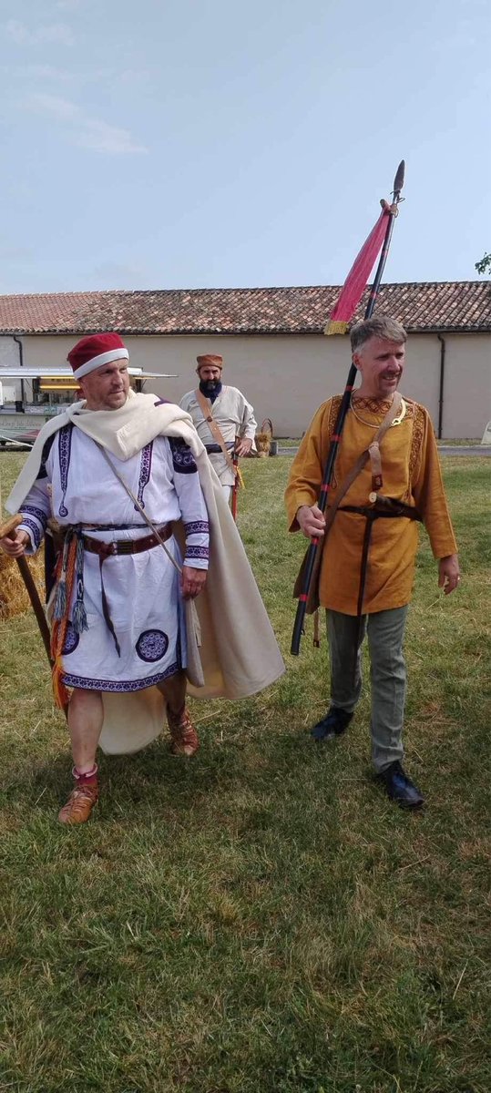 LudoMalecot's tweet photo. Le #praefectus romain des sarmates et Taifales du Poitou antique est présent en Charente au centre d’interprétation des Bouchauds. 
#TeamRomains #AntiquitéTardive #RomaAeterna https://t.co/5gYfXAVU66