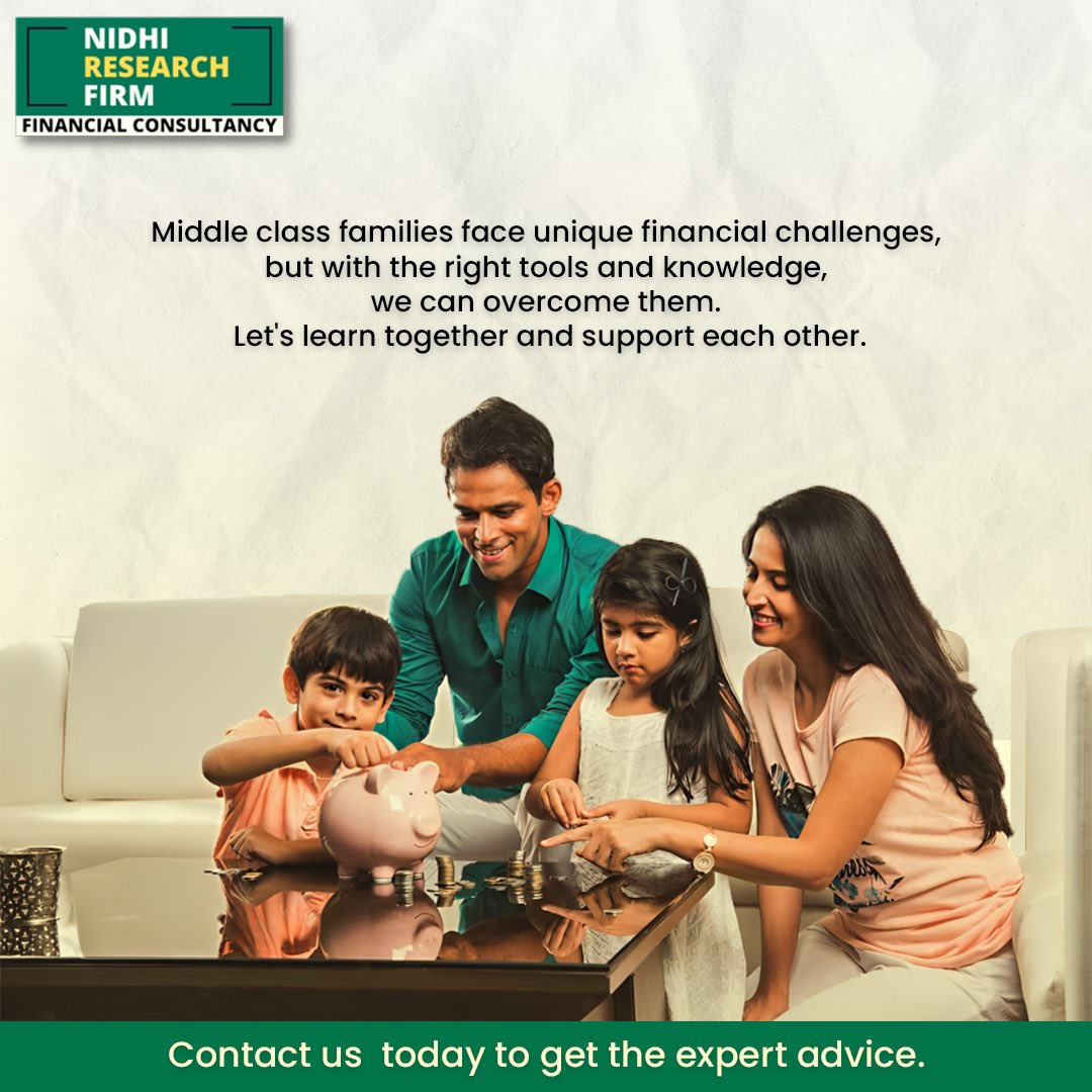 Breaking barriers for middle class families overcoming financial challenges through financial knowledge and achieving financial objectives.
.
.
#nidhiresearchfirm #InvestmentOpportunity #Financialwealth #StableFinancial