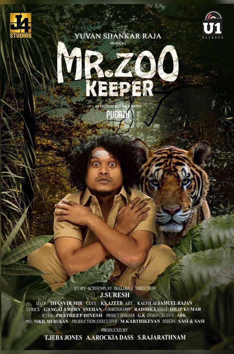 2nd look poster of #MrZooKeeper 

Vijay Tv Pugazh debut movie as lead