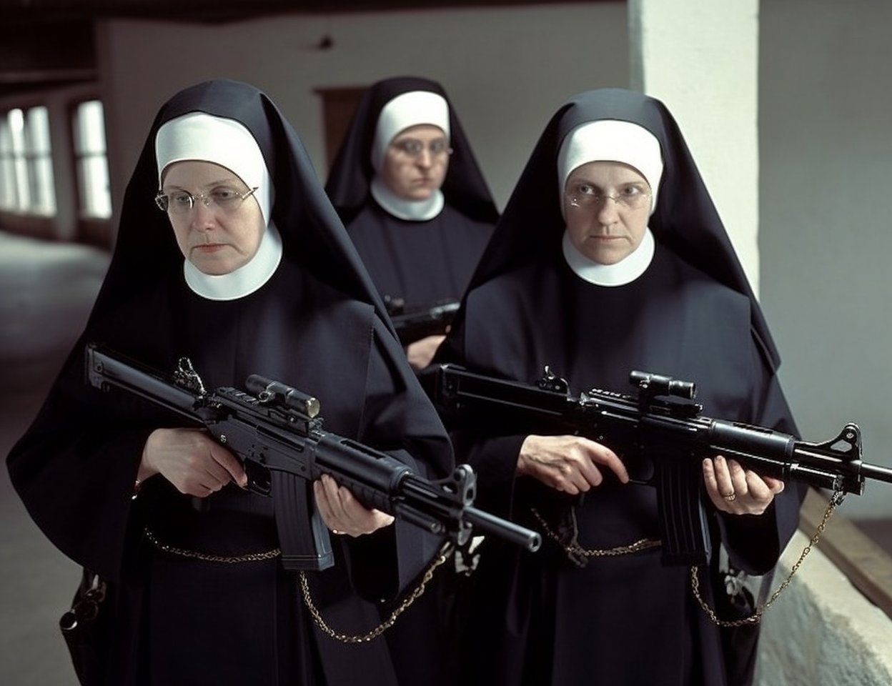 ρŁ𝐀𝔰Mʘ 🌟 on Twitter ""Nuns with Guns" https//t.co/SZZEauIbDn" / Twitter