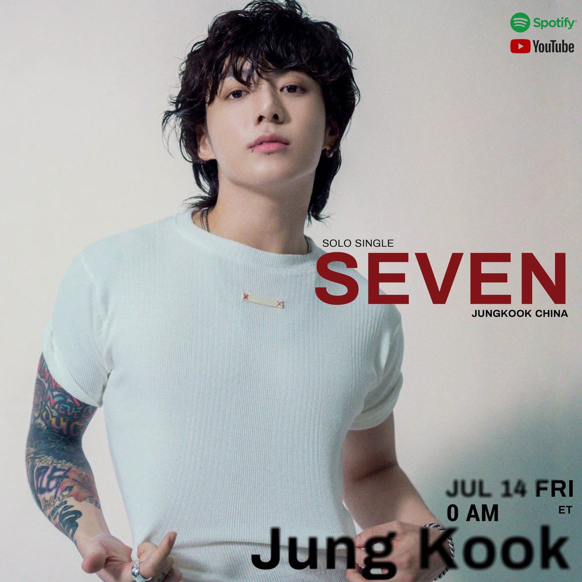 Jungkook__China's tweet photo. [Support] #JungKook_Seven Part 1
To promote Jungkook's Solo Debut, we chose TSX Broadway screen at NYC Times Square, an iconic billboard at this popular landmark. Post &amp; share your photos w/ us when you visit!

🕰7.13-7.16  12-14 &amp; 18-21
#정국 #JungKook https://t.co/aPWBrYzHo2