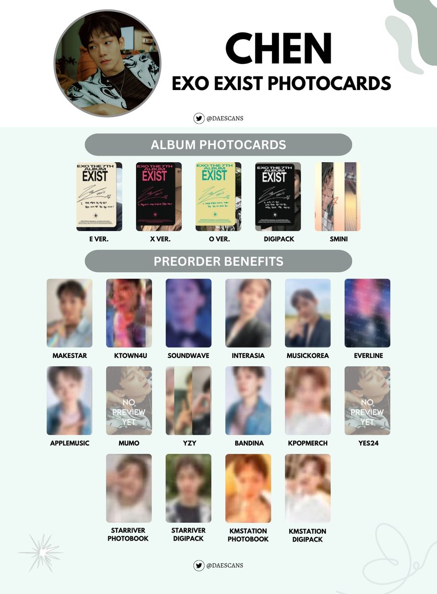公式】EXO チェン 生写真 Amazon.co.jp: EXO チェン CHEN ジョンデ a