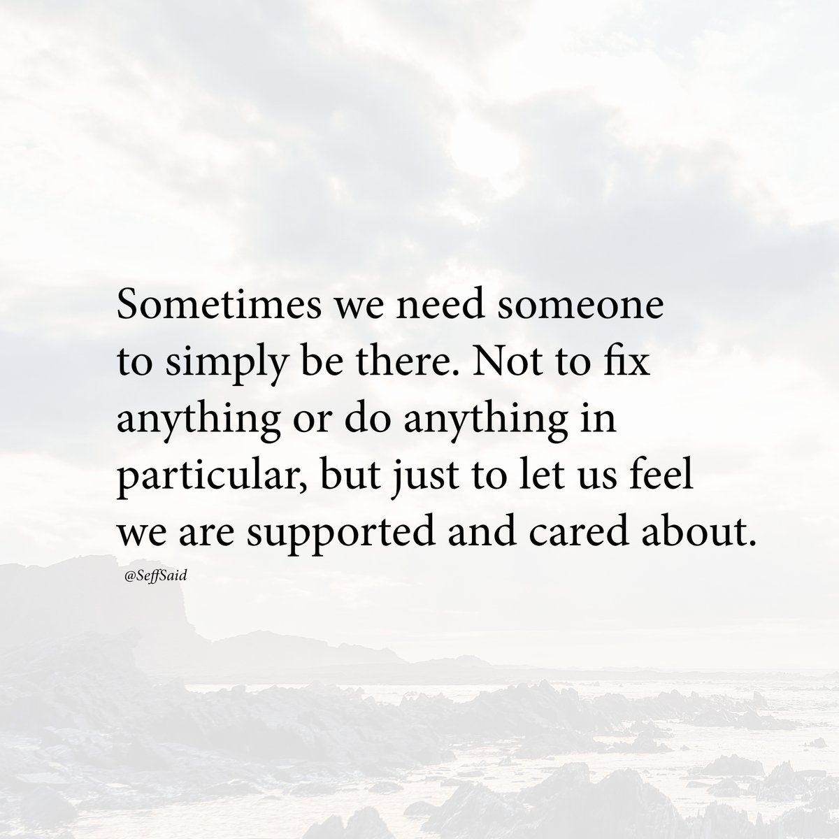 Sometimes
