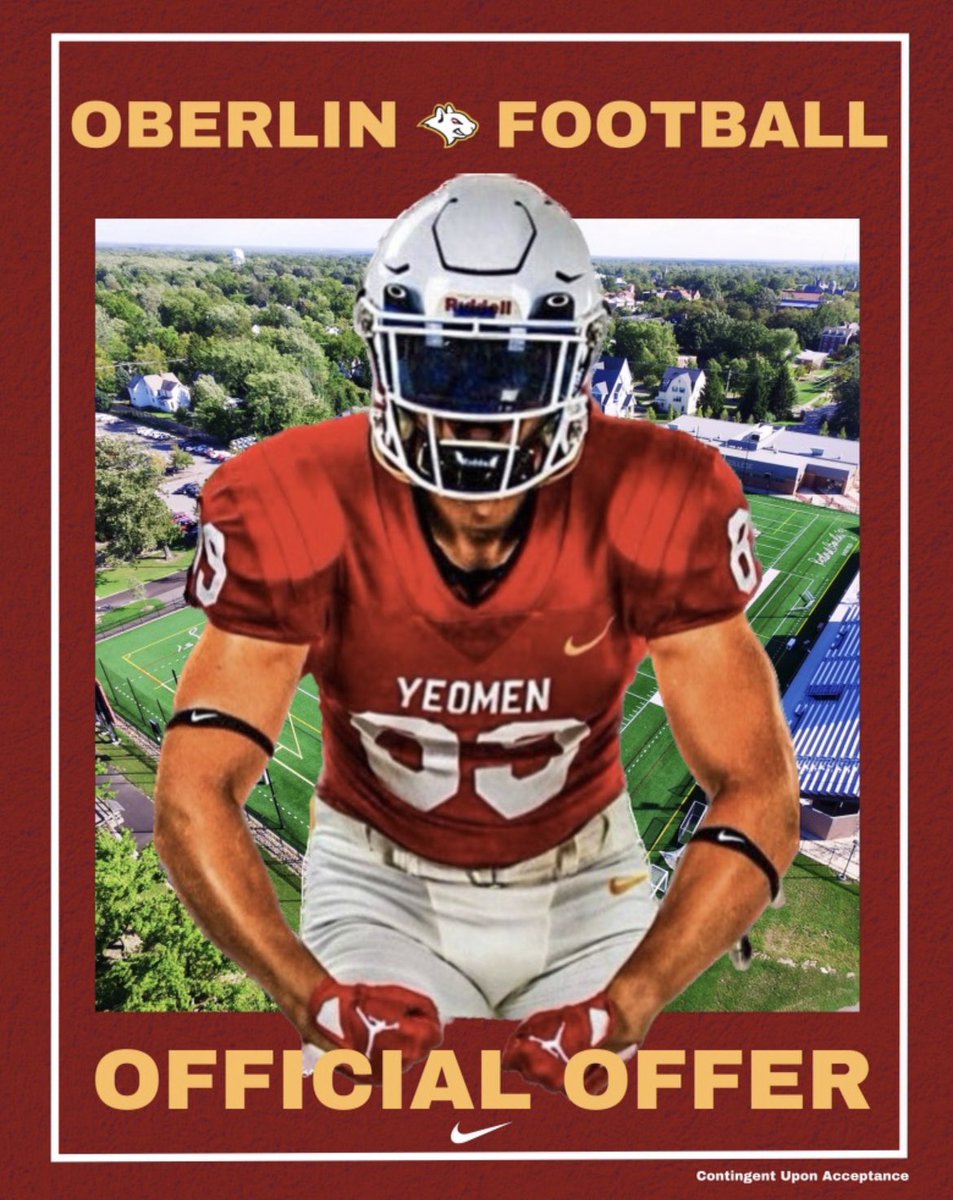 Excited to say I have received an offer from Oberlin college! Thank you <a href="/CoachSmith67/">Roseanna Smith</a>