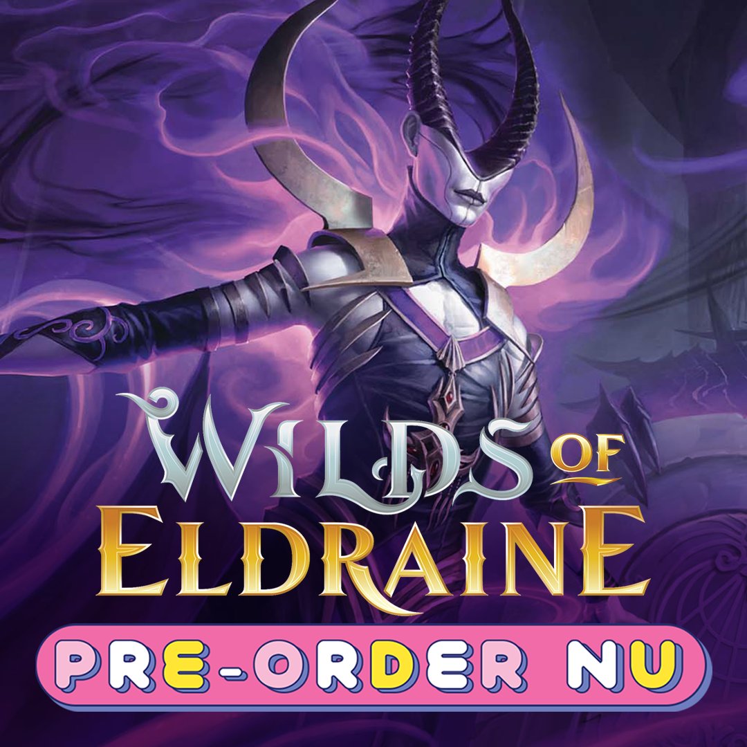 tableflipgames's tweet photo. Jouw volgende avontuur wacht op je in Wilds of Eldraine, de nieuwste MTG set die in september uit komt, met MTG producten tegen scherpe prijzen.

De Early Bird periode loopt tot 17 augustus, dus wees er snel bij! 

Bekijk het assortiment op onze site: https://t.co/j9M3TNiNNu https://t.co/2ZhXHjgIfm