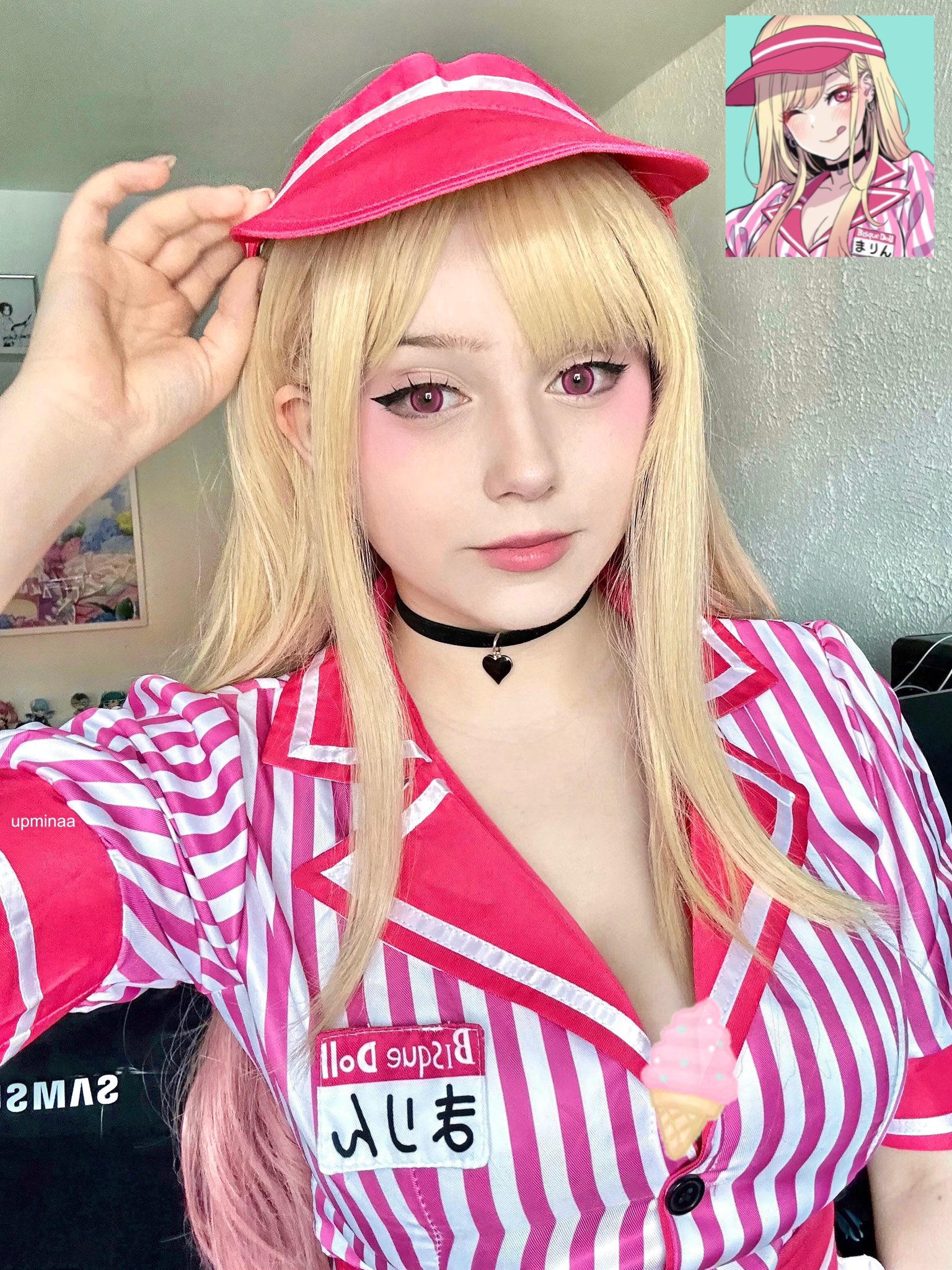 Mina 🦧 Twitch.tv/upminaa @dokomi2023 on Twitter: "New Marin Kitagawa Cosplay pictures 🧐🩷 #