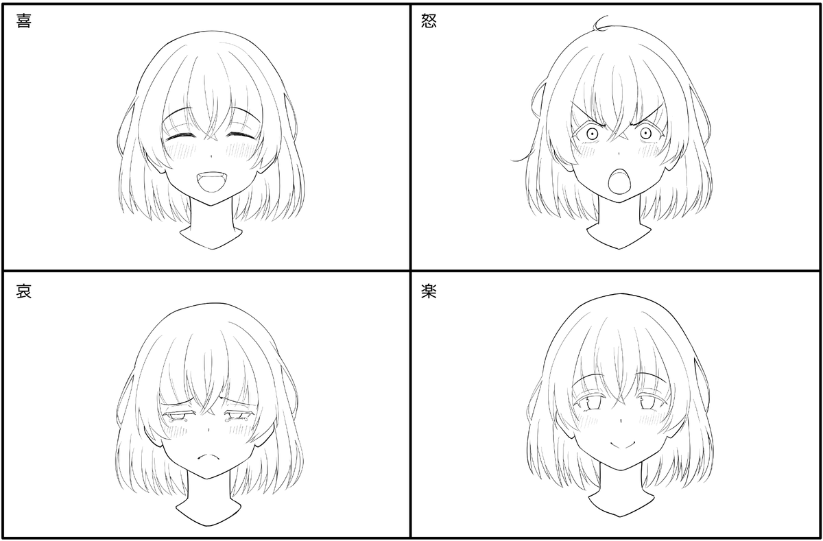 本日の進捗。怒が好きです。 