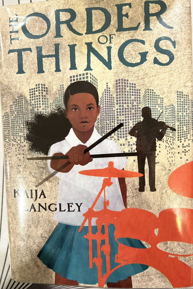 The Order of Things <a href="/mizzkalwrites71/">Kaija Langley</a> was INCREDIBLE. NIV about April, who wants to be a drummer; best friends w Zee, talented violinist. Is it right to keep a secret? So much to process- grief, friendship, passion, being there for others. Beautiful, heartfelt.