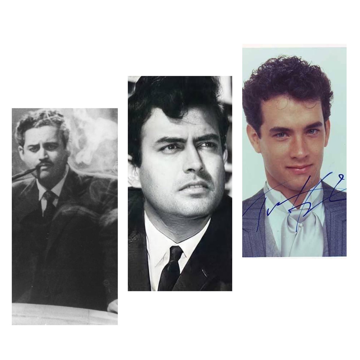 Lights, camera, legends! Celebrating the birthday of #GuruDutt, #SanjeevKumar, and #TomHanks today (09/07). These cinematic icons have touched our lives with their exceptional talent and unforgettable roles. Here's to a day of celebration and appreciation for their remarkable