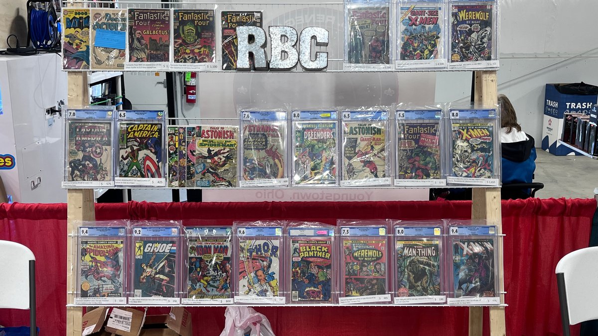 Rustbeltcomics's tweet image. Rust Belt Comics is at the Youngstown Comic Con at the Canfield Fairgrounds until 4pm today but available online 24/7. Come see us at the show or DM me later for your comic, magazine, and card needs.