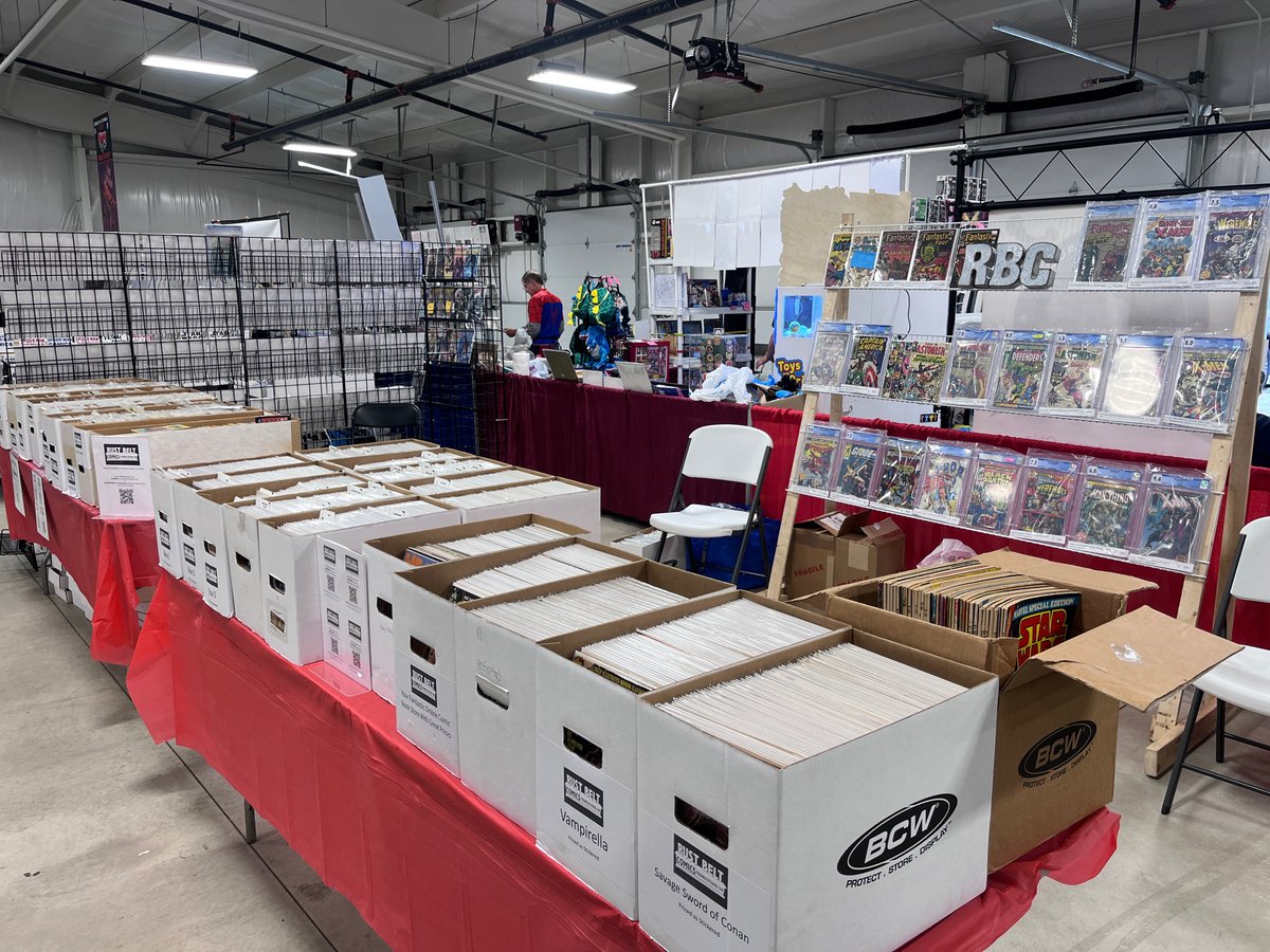 Rustbeltcomics's tweet image. Rust Belt Comics is at the Youngstown Comic Con at the Canfield Fairgrounds until 4pm today but available online 24/7. Come see us at the show or DM me later for your comic, magazine, and card needs.