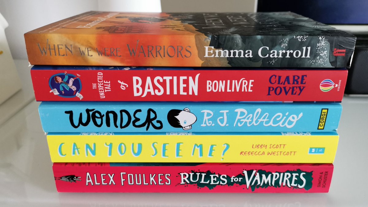 GIVEAWAY!!!
To celebrate the release of my MG thriller on 1st Sept, I'm runnung a month of giveaways for UK educators including books &amp; author visits.

To win, follow, RT and tag a friend. 
This week's comp:
Win a book of your choice from these. Ends 14/7