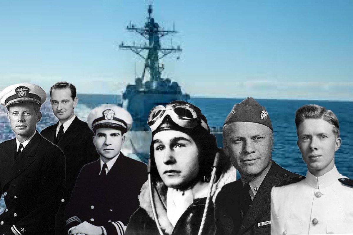 These US Presidents served in the United States Navy

#POTUS ⚓️
#ForgedByTheSea
@USNavy