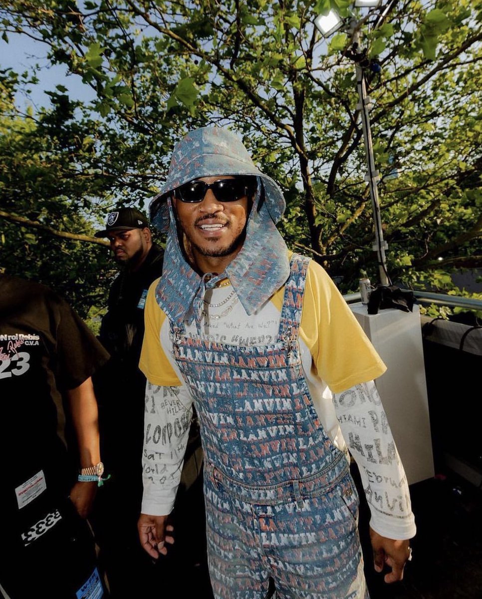 SPOTTED: FUTURE at Wireless wearing Full LANVIN!🖤