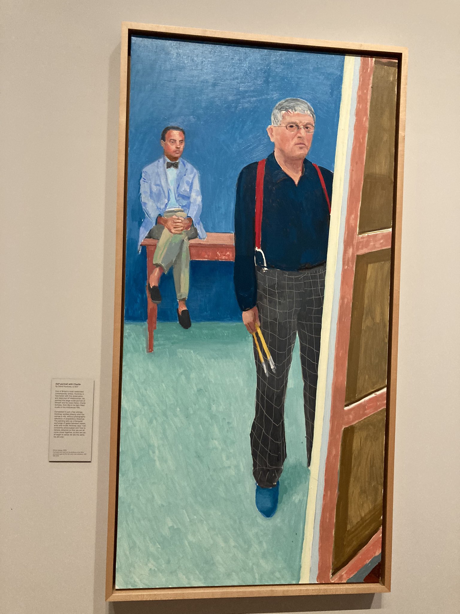 De la recién reabierta - happy birthday David Hockney   