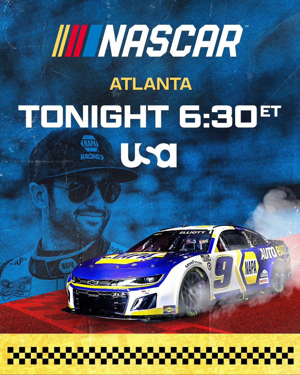 NASCAR on NBC (@nascaronnbc) on Twitter photo RETWEET if you’ll be watching <a href="/NASCAR/">NASCAR</a> TONIGHT! 🏁
<a href="/ATLMotorSpdwy/">EchoParkSpeedway</a> | 6:30ET | <a href="/USANetwork/">USA Network</a> RETWEET if you’ll be watching <a href="/NASCAR/">NASCAR</a> TONIGHT! 🏁
<a href="/ATLMotorSpdwy/">EchoParkSpeedway</a> | 6:30ET | <a href="/USANetwork/">USA Network</a>