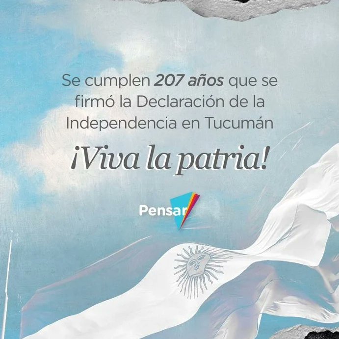 fpensarctes's tweet photo. ¡FELIZ DIA DE LA INDEPENDENCIA!
🇦🇷🇦🇷🇦🇷🇦🇷🇦🇷🇦🇷🇦🇷🇦🇷🇦🇷🇦🇷
@fpensar https://t.co/llS2lz4NqJ