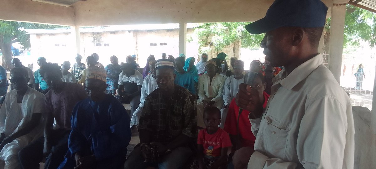 Today on our Community Bantabas on Inclusive Development and Decision-making, our #LRR team is in #Toniataba in the #Jarra West District and the #NBR team in #Kerr Omar Saine in the Jokadou District.
#YouthHealth4DD
#DeliveringForTheGambia
#UNFPATheGambia