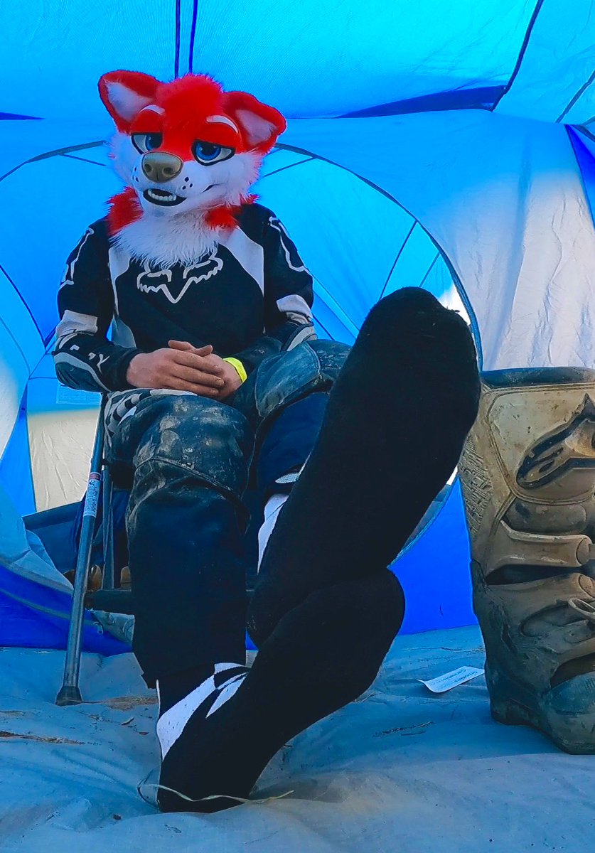pawdoggo's tweet photo. POV you followed him into his tent after 9 hours of riding, and now heโs asking for pawrubs ๐งฆ๐ฆ๐ฅด
#motofetish #motoboots #mxgear #socks #mxboot #mxfetish #gaymx #gearhead https://t.co/jLE0du7tOP