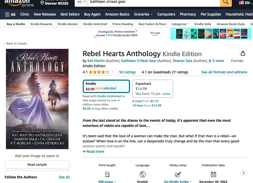 Story recommendation! NO QUARTER by Kathleen O'Neal Gear. what sets this story apart is the POV of an enslaved woman during the Alamo.
@GearBooks #HistFict #books