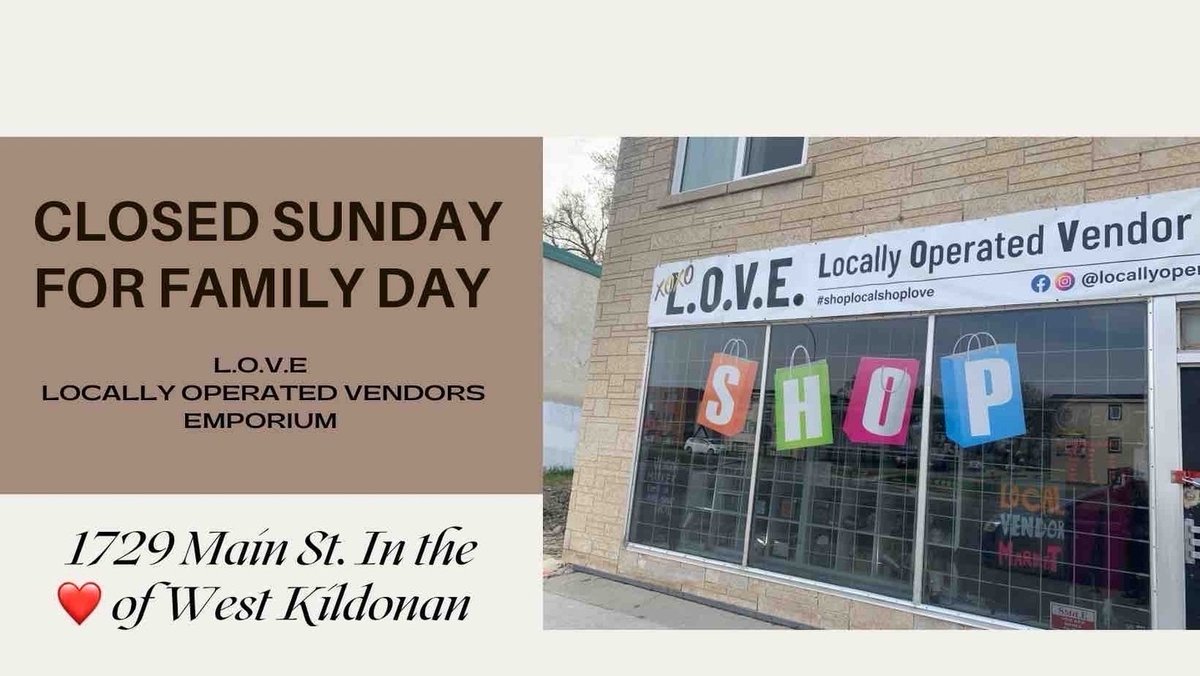 CLOSED SUNDAYS. Enjoy your day #family #locallyoperatedvendoremporium #localbusinessowner #lovevendormarket