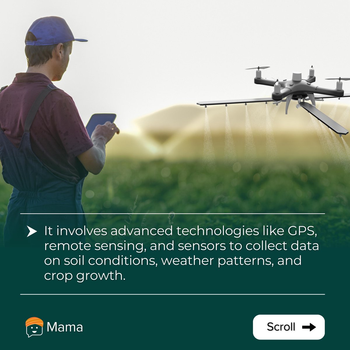 mamarobotics's tweet photo. Precision farming is the future for small land holding countries like India.
Reduces cost and improves productivity drastically with fraction of cost.
The era of Agritech has arrived.
What do you think?
Comment your thoughts below and share for more such insights.
#AskMama https://t.co/L0QdBE6PMn
