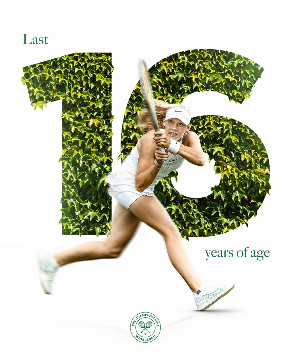 beaalejandra's tweet photo. This is cool. Mirra Andreeva tiene 16 añitos y está en los octavos de final de #Wimbledon https://t.co/nDv0VOcrn7