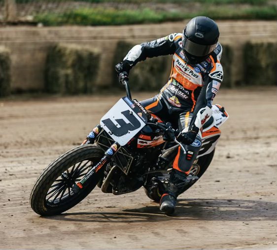 RickWareRacing's tweet image. What’s better than waking up after @AmericanFlatTrk race with another podium finish for @BriarBauman? Not much. #motorcycle #flattrackracing