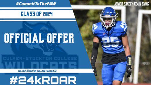 Woke up this morning to some great news. I received my First Offer from @CSCwildcatsFB !!! Thank you @CoachCutshaw for the opportunity!!