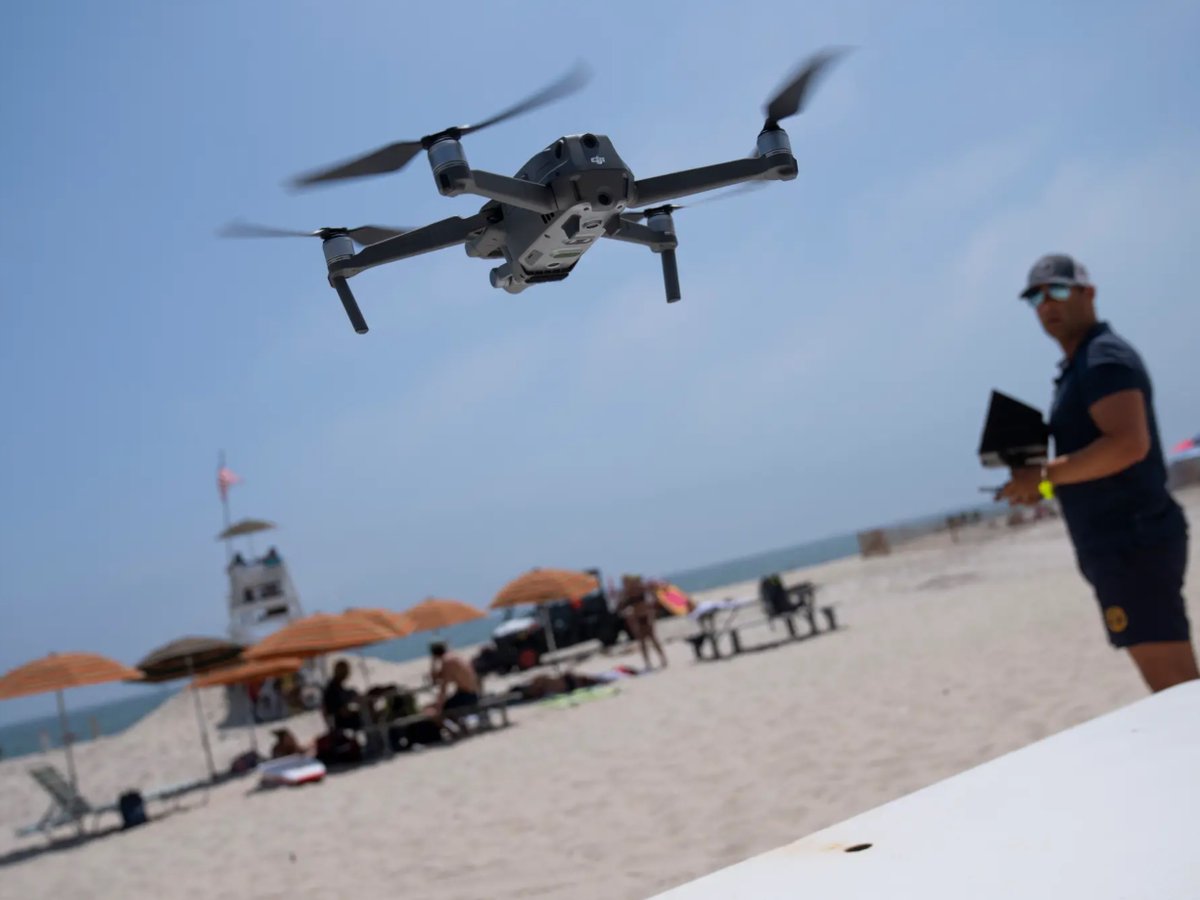 “These new drones will increase the shark monitoring capacity of local governments across Long Island and New York City, ensuring local beaches are safe for all beachgoers,” Gov. Hochul said as State officials deployed shark-monitoring Chinese #DJI #drones https://t.co/0ZfXOBeizP https://t.co/coRlVCrqG9
