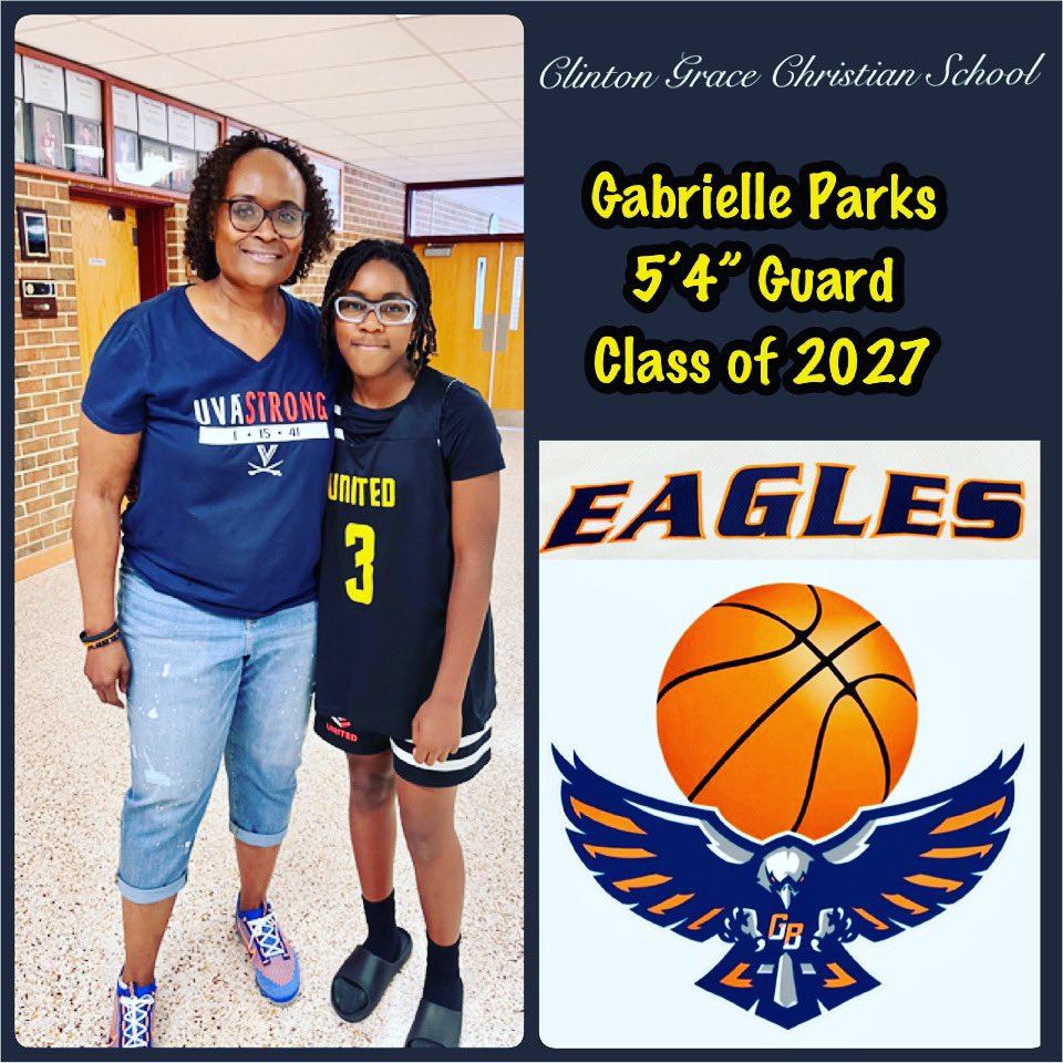 Gabrielle Parks, welcome to the Eagles’ Nest‼️CGCS Girls’ Basketball — building a solid foundation and making dreams come true‼️💯🏀💯 #WeGotNext <a href="/Catwoman910/">Cathy Grimes-Miller</a>