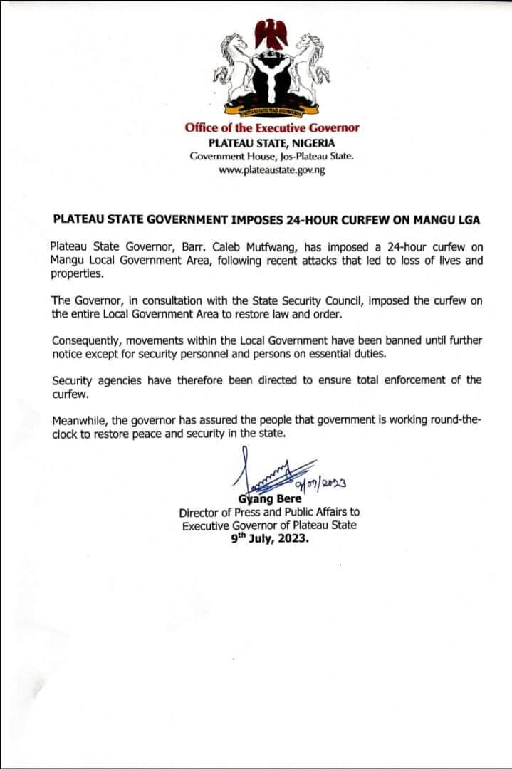 daskyes's tweet image. God save Mangu LGA from imminent break down of law and order.