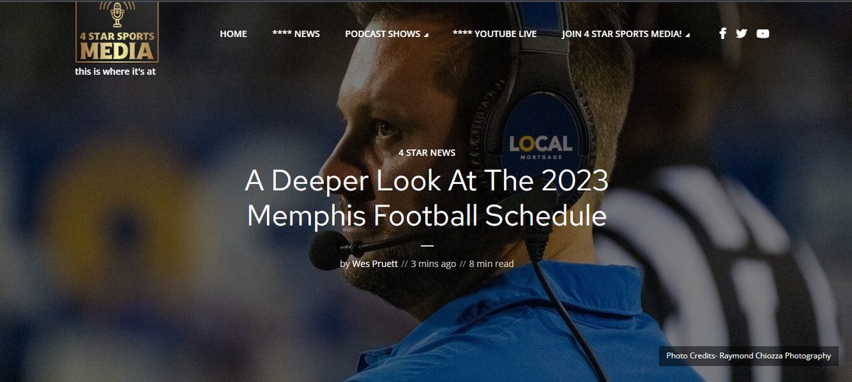 We take a deeper look into the upcoming .@MemphisFB schedule. How does the schedule favor .@RSilverfield and the Tigers? We break each game down with some historical perspective as well.
.@American_Conf
.@NCAAFootball
#GTG
https://t.co/nXh4scnScW https://t.co/ANLx76W3AT