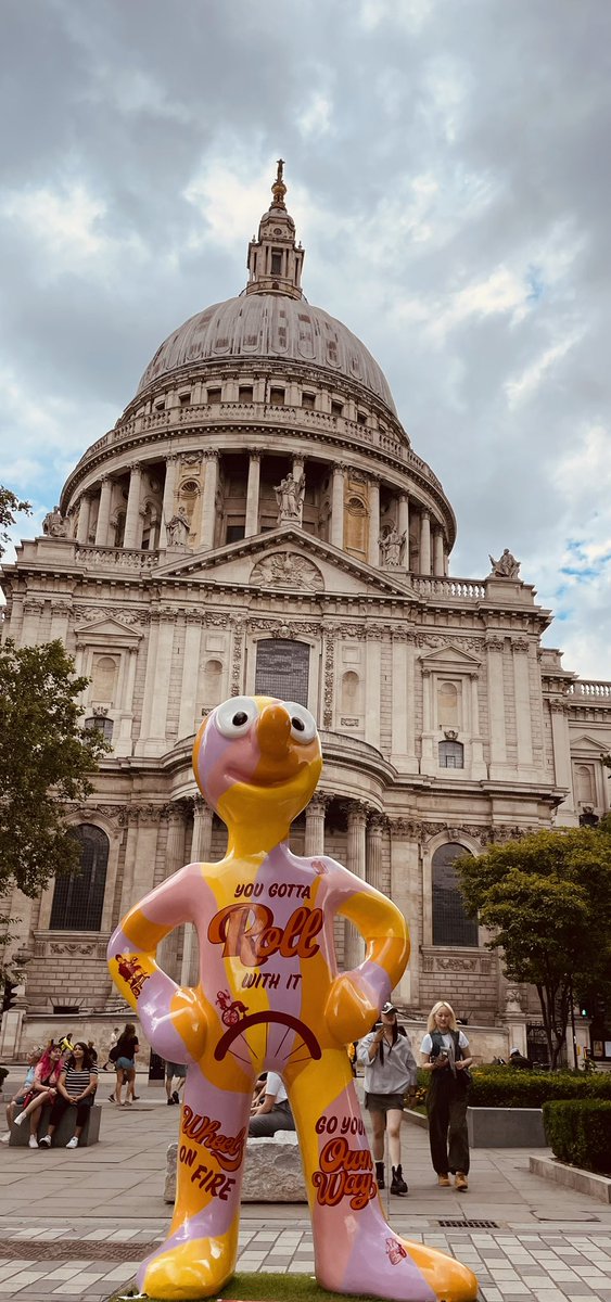 A delicious <a href="/flatironsteak/">Flat Iron Steak</a> lunch in @Spitalfields, then followed the Morph art trail across the city in aid of <a href="/Wizzkidzplay/">Wizzkidz</a> charity. Any friends with young kids, this is a must! 44/80 so far. <a href="/cityoflondon/">City of London</a> <a href="/GuildhallLondon/">Guildhall London</a> <a href="/Londonist/">Londonist</a> <a href="/TimeOutLondon/">Time Out London</a>