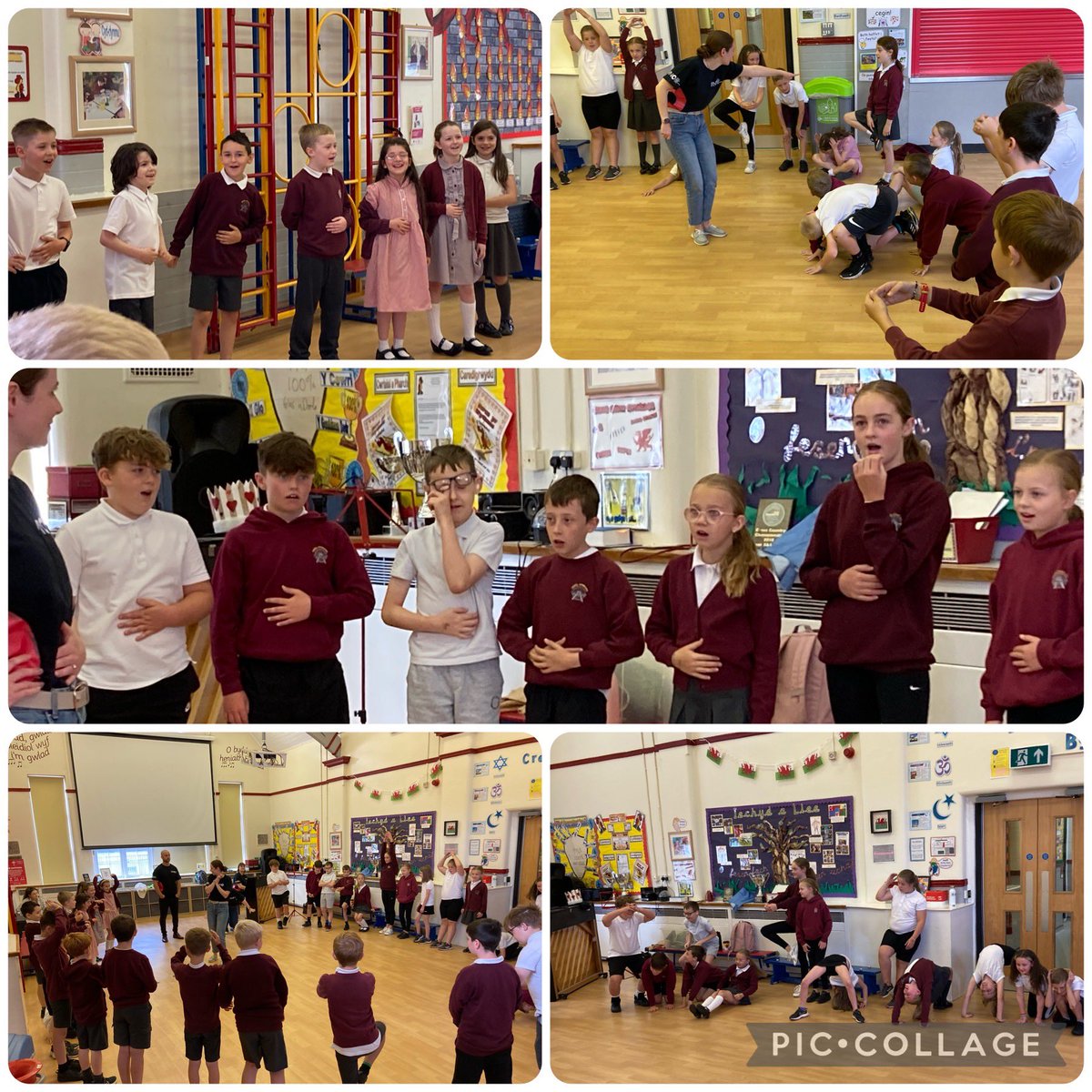 ysgolbroallta's tweet photo. Disgyblion Blwyddyn 4 yn mwynhau gweithdy “Alice in Wonderland” wythnos diwethaf gydag Opera Cenedlaethol Cymru / Year 4 pupils enjoying their Alice in Wonderland workshop with the Welsh National Opera last week. Diolch @WNOtweet! 🤩🎶 https://t.co/DUXRp7XKB1