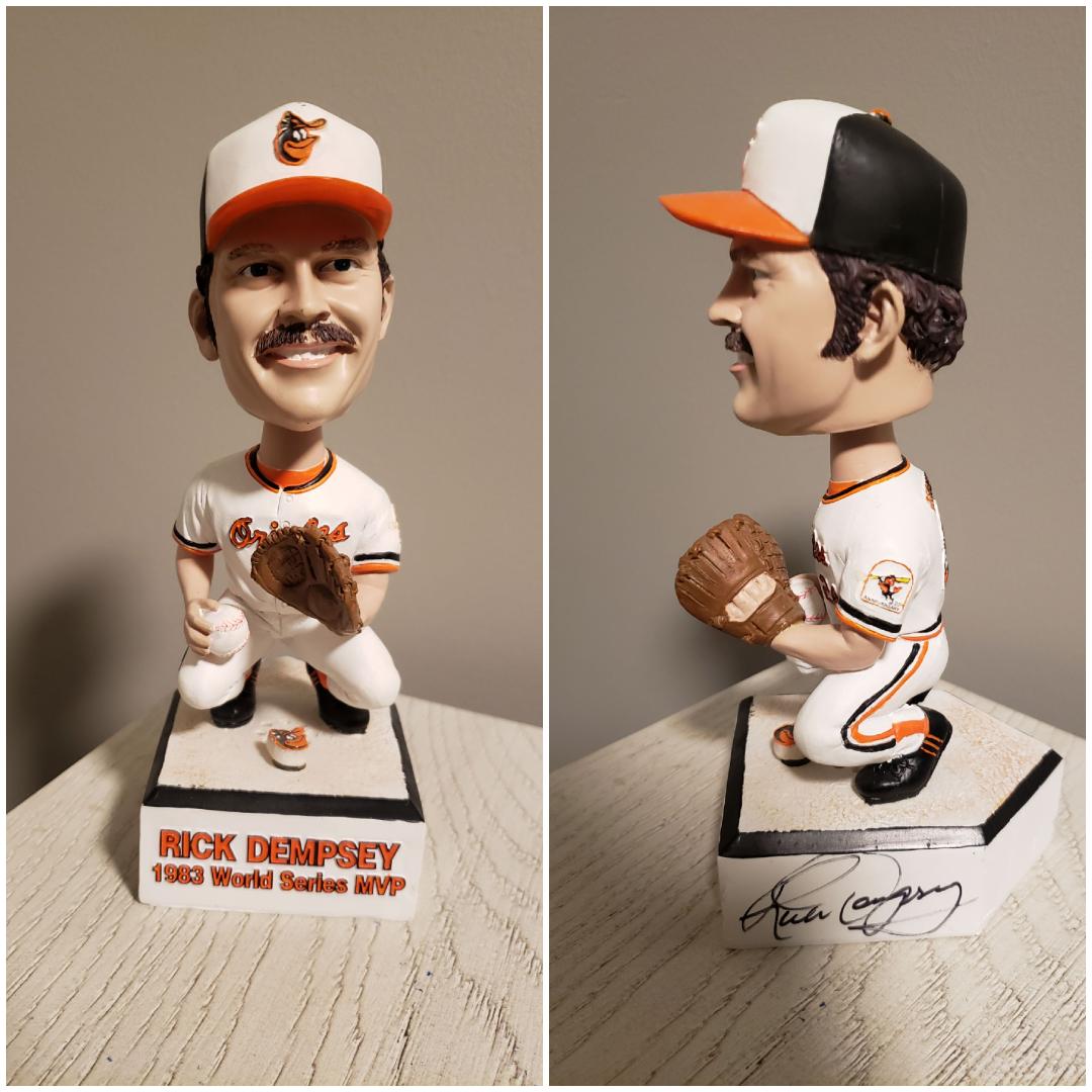 RickDempsey24's tweet photo. **GIVEAWAY** In honor of my new facility opening. To enter simply follow my page and @TBW_baseball then retweet for a chance to win this bobble head signed by yours truly. We will randomly select the winner on Monday 7/17 at 8:00 PM. Thanks for your continued support! #Birdland https://t.co/FT1nTVlQya