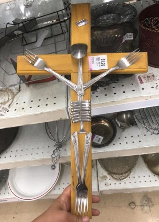 he dined for your sins