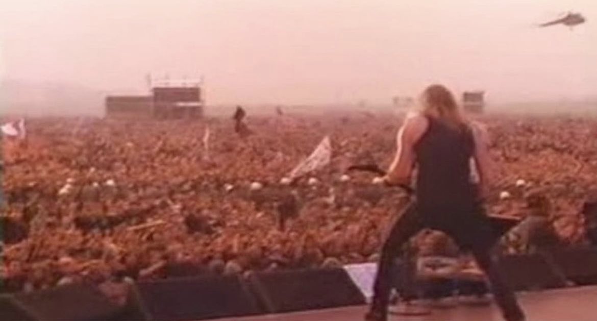 In 1991, Metallica performed a memorable concert in Moscow at a military airfield, just a few months prior to the collapse of the Soviet Union. The event was part of the 'Monsters of Rock' festival, which also featured renowned bands like AC/DC and Pantera. With a staggering