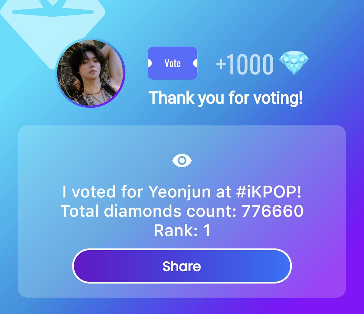 hourlyjunie's tweet photo. Please don’t forget that we also have voting for Yeonjun’s bday on iKpop 🙏

Cast your gems now if you haven’t yet for today 💎 https://t.co/IpPyBeGyt0
