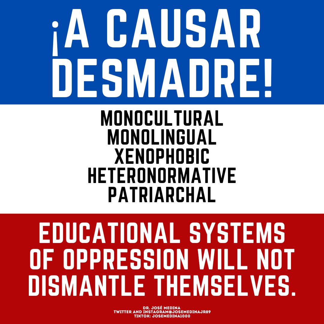 A reminder for those of us who serve in the world of #education.  As Freire reminds: Education does not change the world. It changes people. People change the world. #DualLanguage #Equity #SocialJustice #Desmadre #EL #ESL #ELD #EAL #SocioculturalCompetence #CriticalConsciousness
