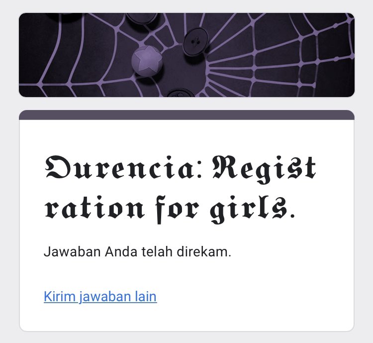 audreva's tweet photo. @ourencia evening, the paragon! just wanted to inform you that i’ve filled the form thoroughly. read it conscientiously, pretty please?  

yuk ikut? jangan loyo, dunia butuh kalian.  @BlBIANNE @sebatianos @bellezasaphire @cvralister @georjicrghtn https://t.co/C5soNCFKd6