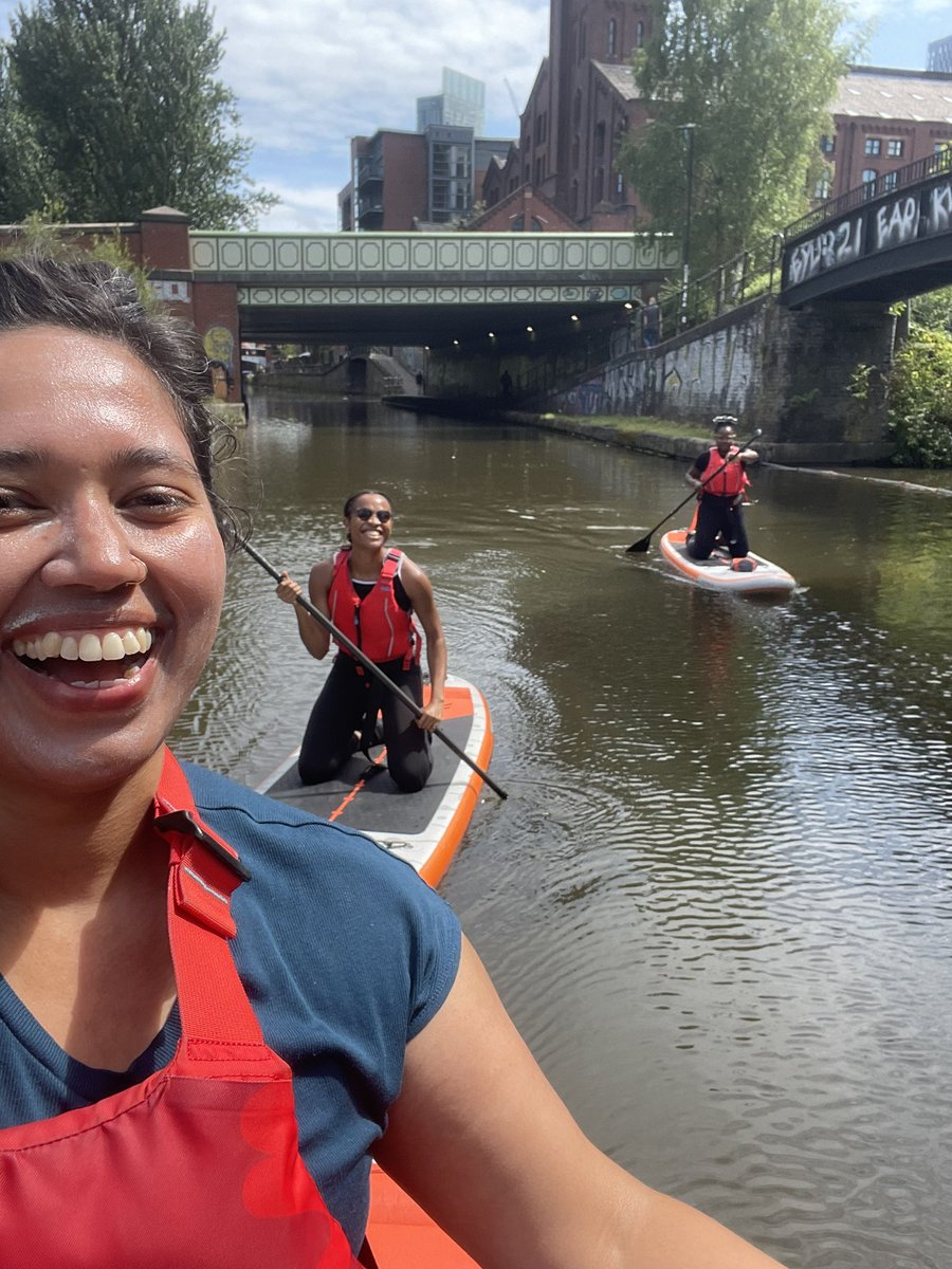 Hard to believe perhaps but this is the middle of Manchester. Sorry to those who couldn’t make it 🫠. We had a great morning in the sunshine x #doorstepadventure #pocpaddle