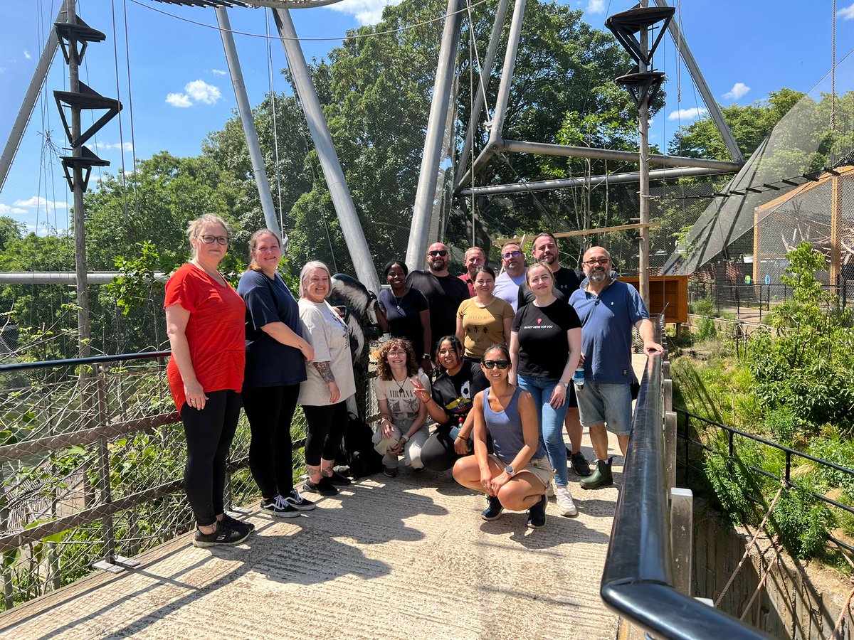 What did you do on Friday? A day in the office? On site or a day off?

Staff from @Amulet_Security and @Churchill_Group spent the day at <a href="/zsllondonzoo/">London Zoo</a> lying down 50 bags of bark in the gorilla enclosure and collecting algae off the water in Monkey Valley 

#community #givingback