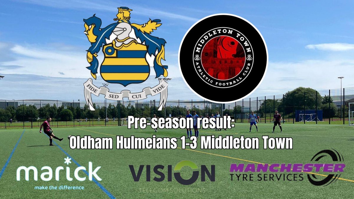 RESULT: Our Sunday side suffered a 3-1 friendly loss to <a href="/MidTownAFC/">Middleton town AFC</a> earlier today.

A tough game in the heat but more minutes in the tank.

Goal and MOM: <a href="/JoeSumm71847211/">Joe Summers</a> ⚽️