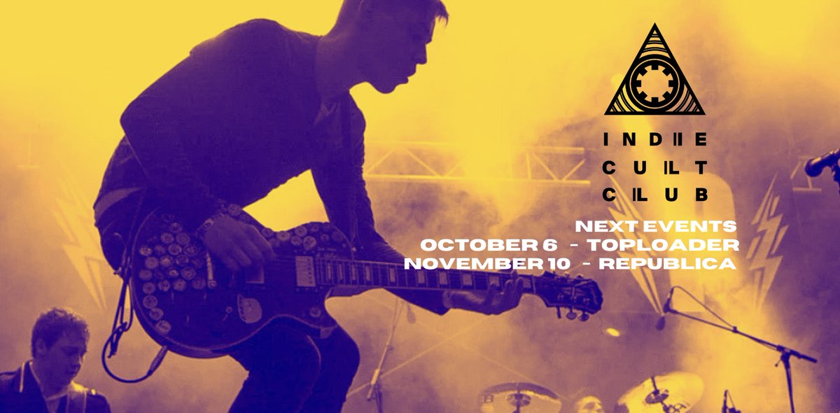 Indie music nights at Chinnerys, Southend this Autumn. Toploader in October, Republica in November and more to follow. For ticket info check out Indie Cult Club's page: facebook.com/indiecultclub

#livemusic #southend #90smusic #indiemusic