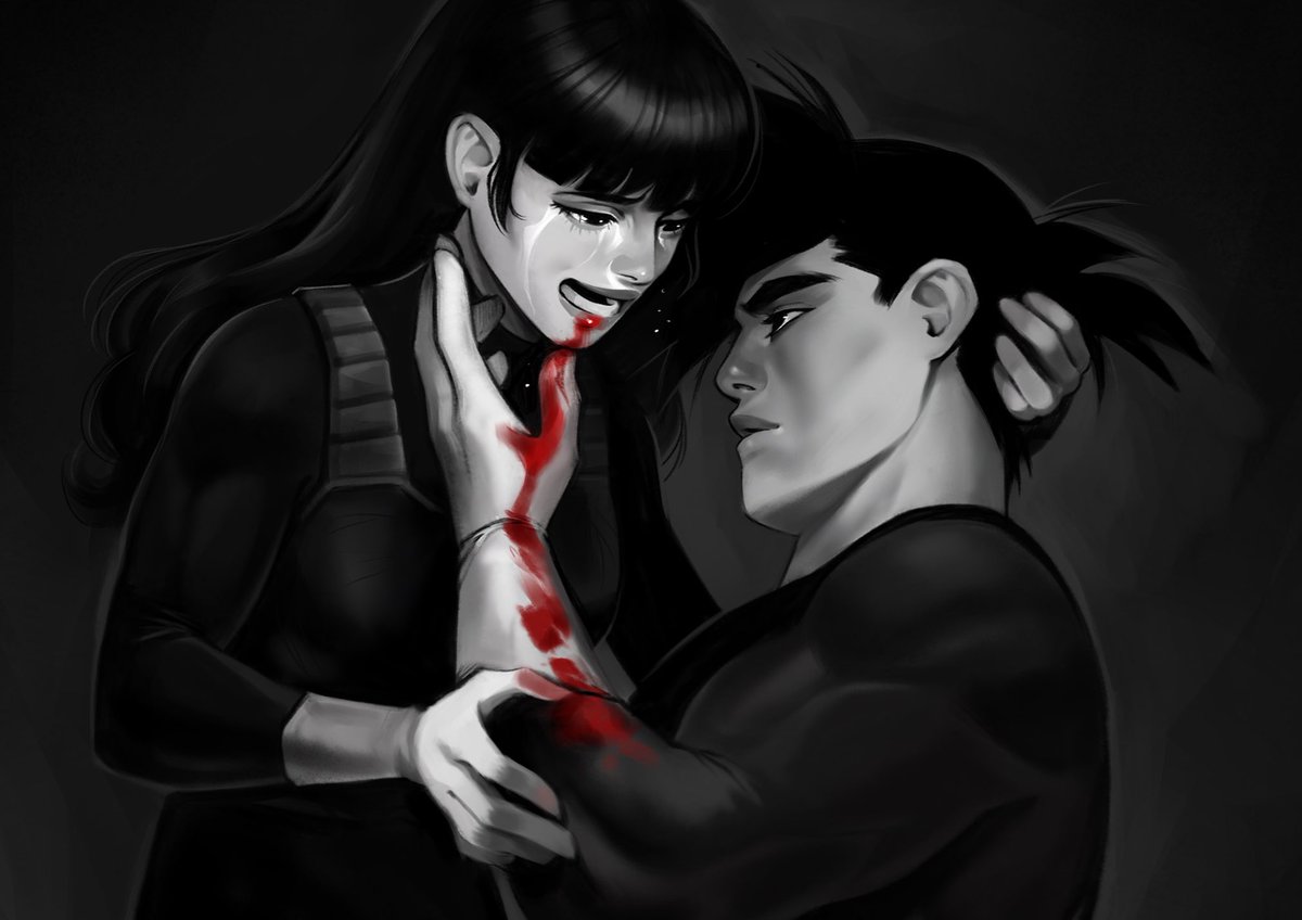 Riptide1414's tweet photo. I originally posted this commission within this chapter but wanted to reshare this heartbreaking piece that @rutisfree created for Homeward. 🤍

You can read more here: https://t.co/QpEyzZVMLI https://t.co/YfzDBhREDa