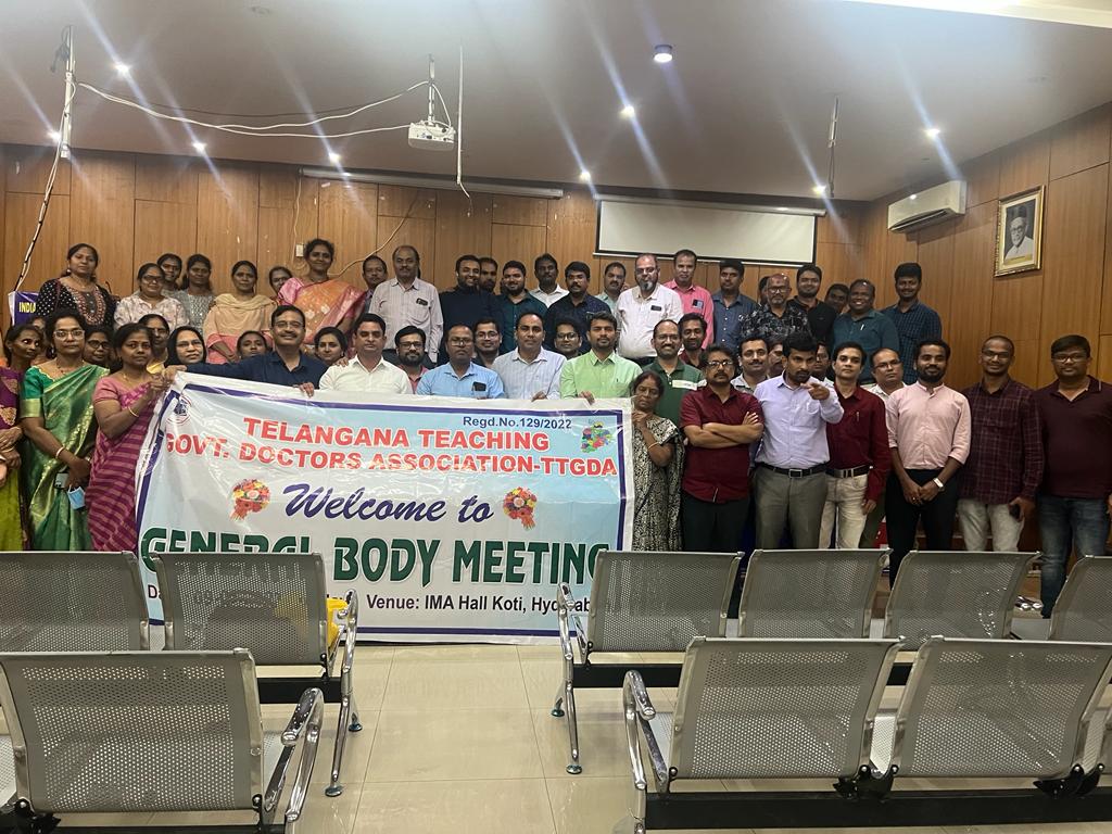 Telangana Teaching Government Doctors association tweet media