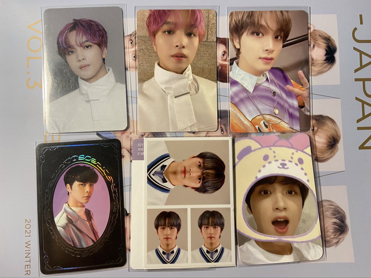 jieszung's tweet photo. wts / open sharing nct pc album

mark haechan johnny jopping superm mng 2 baddies acrylic sanrio ar ticket smcu sg23 b2s dream yb yearbook
• mk album &amp; hc mng must pair, details dm

n. price exc fee sharing 2k/each https://t.co/XzDcpcEd2C
