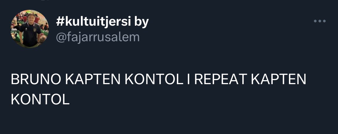 <a href="/utdfocusid/">United Focus Indonesia</a> True leader.
Tapi pas tim-nya bapuk, kaptennya dimaki maki🤣😤fans sampah.