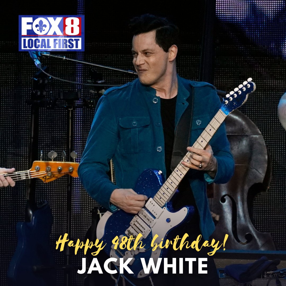 Happy birthday to musician, producer and Third Man Records entrepreneur Jack White, who turned 48 on Sunday! 